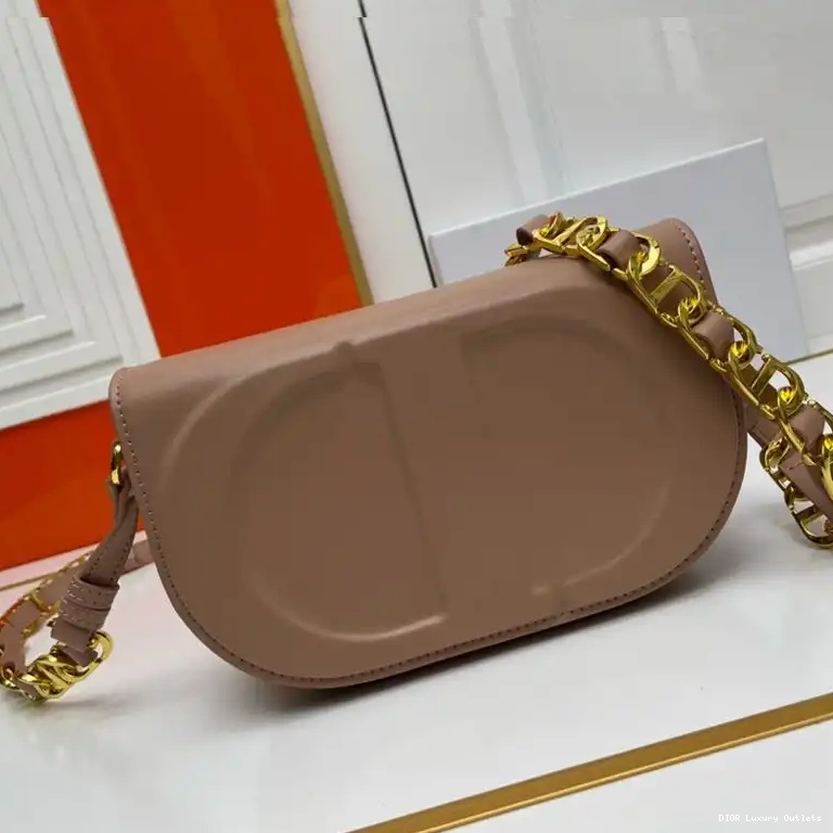 Signature Box Khaki Messenger Dior CD Calfskin Mini 0627 Luxury